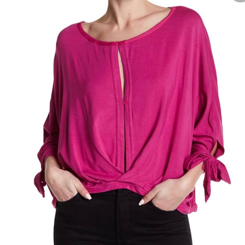 Free People Keepin On Top Hot Pink Size Extra Small